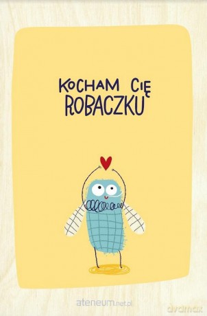 Karnet - Kocham Cię robaczku