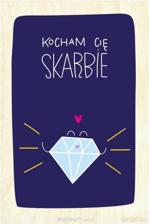 Karnet - Kocham Cię Skarbie