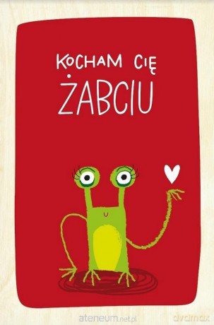Karnet - Kocham Cię Żabciu