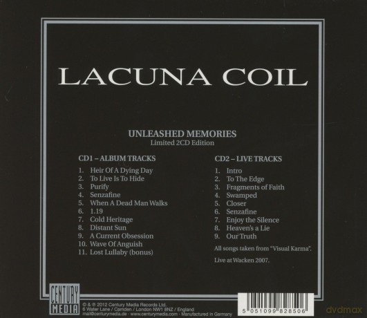 Lacuna Coil: Unleashed Memories (Limited) [2CD]