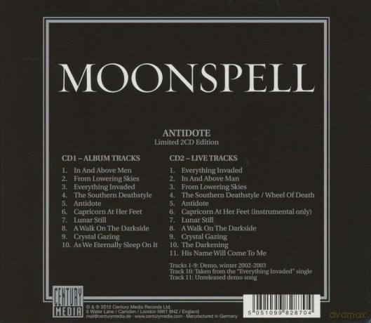 Moonspell: The Antidote (Limited) [2CD]