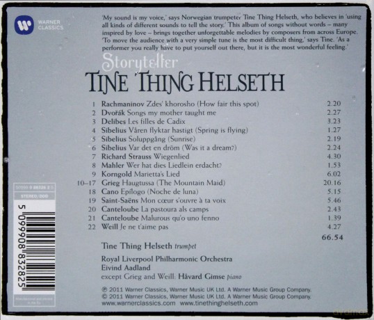 Tine Thing Helseth: Storyteller [CD]