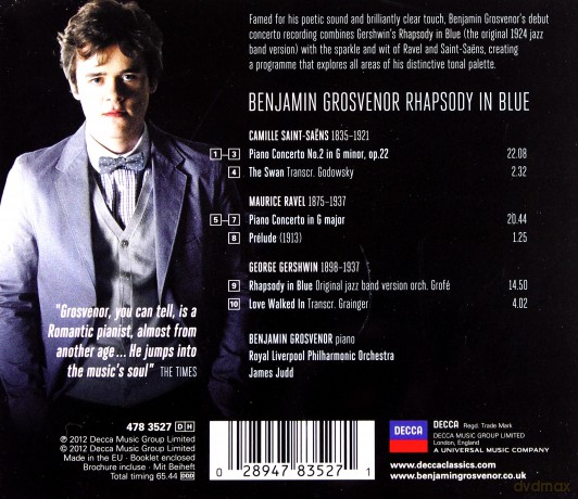 Benjamin Grosvenor: Rhapsody In Blue [CD]