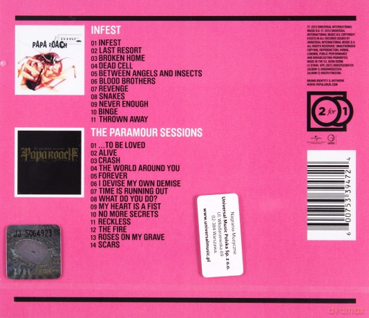 Papa Roach: Infest /The Paramour Sessions [2CD]