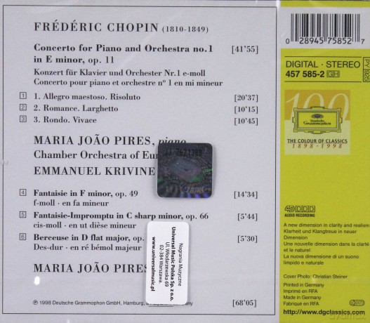 Pires: Chopin [CD]