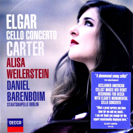 Alisa Weilerstein: Elgar, Carter Cello Concertos [CD]