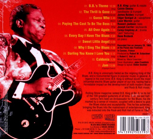 B.B. King: The Thrill Of The Blues (digipack) [CD]