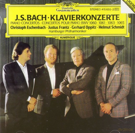 Eschenbach Frantz: Bach:Pno Ctos 2+4 [CD]