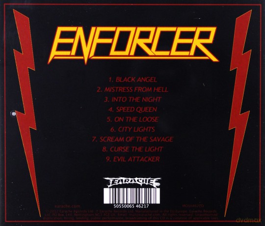 Enforcer: Into The Night [CD]