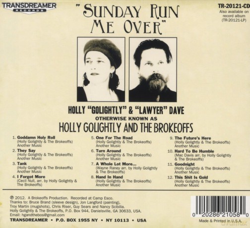 Holly Golightly And The Brokeoffs: Sunday Run Me Over (digipack) [CD]