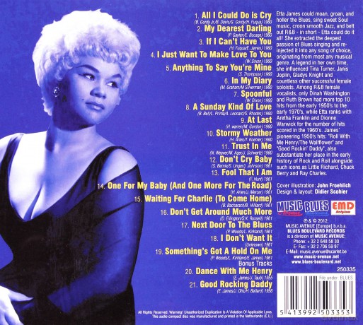 Etta James: Spoonful Of Blues (digipack) [CD]
