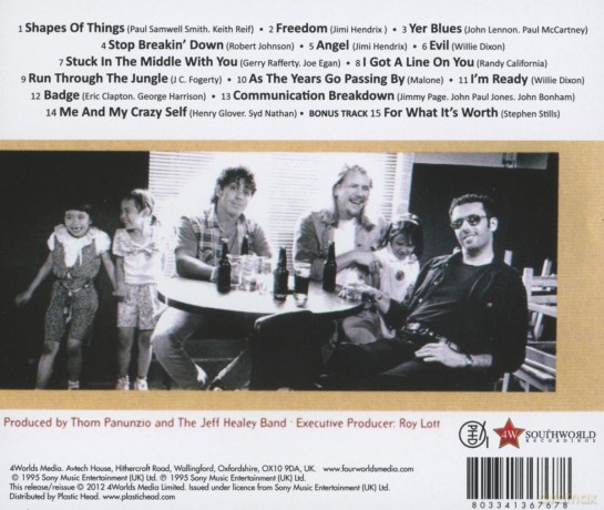 The Jeff Healey Band: Cover To Cover [CD]