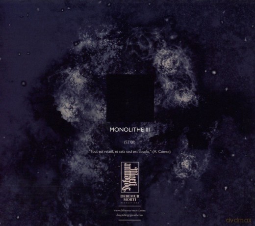 Monolithe: III (digipack) [CD]