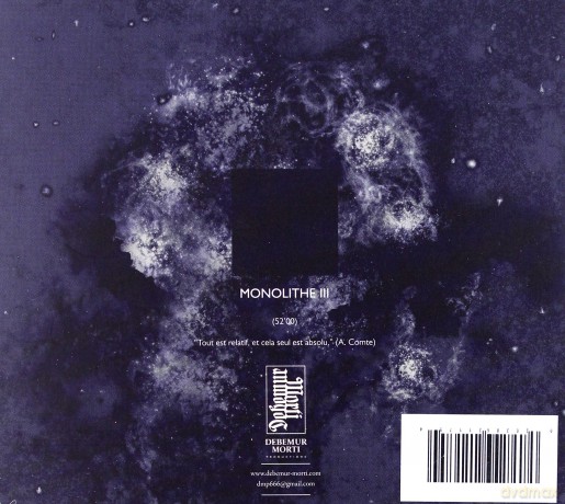 Monolithe: III (digipack) [CD]