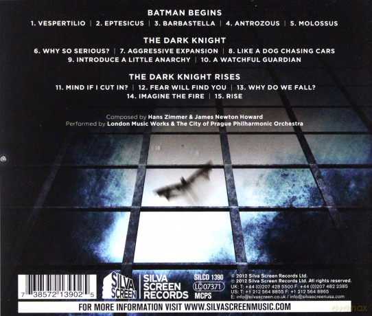 Music From The Batman Trilogy soundtrack [CD]