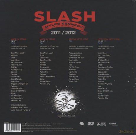 Slash: 2011/2012 [2DVD]+[2CD]