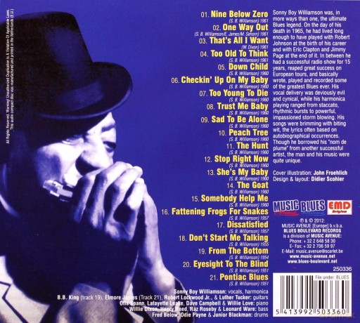 Sonny Boy Williamson: Rom The Bottom Of The Blues (digipack) [CD]
