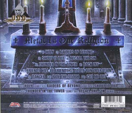 U.D.O.: Holy [CD]