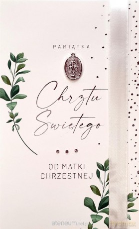 Karnet Chrzest Matka chrzestna LUX-61