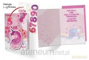 Karnet DK-670 Urodziny jednorożec