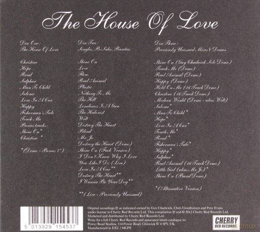 The House Of Love: The House Of Love Deluxe Edition [3CD]