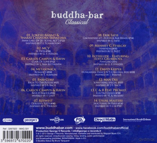 Buddha-Bar Classical Zenofonia [CD]