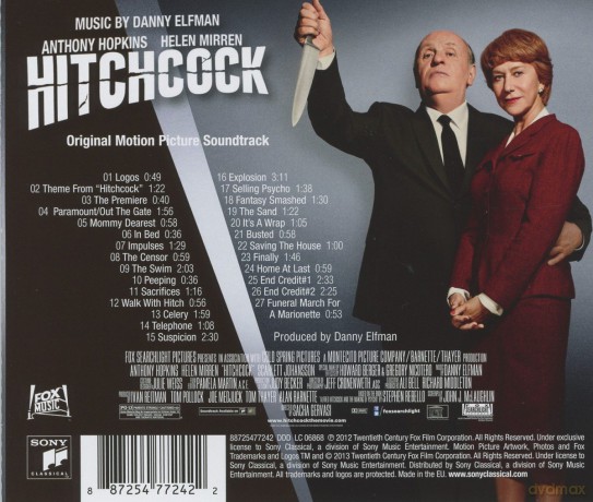 Hitchcock soundtrack (Danny Elfman) [CD]