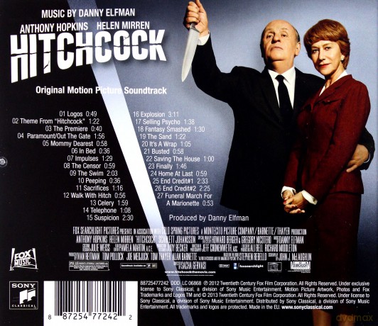 Hitchcock soundtrack (Danny Elfman) [CD]