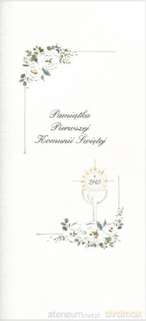 Karnet Komunia DL K19 - Hostia
