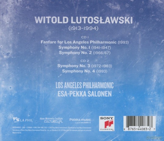 Esa-Pekka Salonen: Lutoslawski: The Symphonies [2CD]