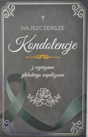 Karnet Kondolencje 2K - 048