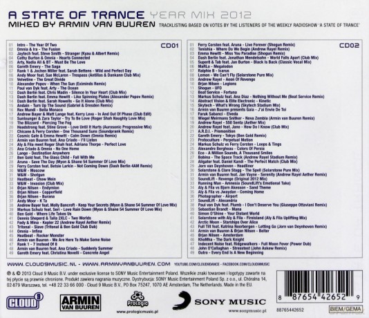 Armin Van Buuren: A State Of Trance Year Mix 2012 [2CD]