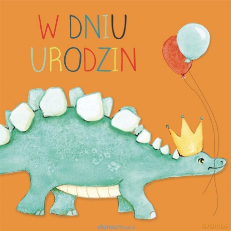 Karnet kwadrat CL4214_PO Urodziny Dinozaur
