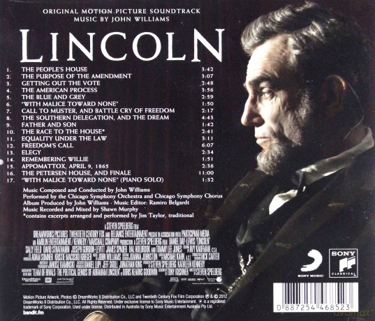 Lincoln soundtrack (John Williams) [CD]