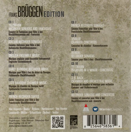 Frans Bruggen: Brug:Frans Bruggen Edition [12CD]