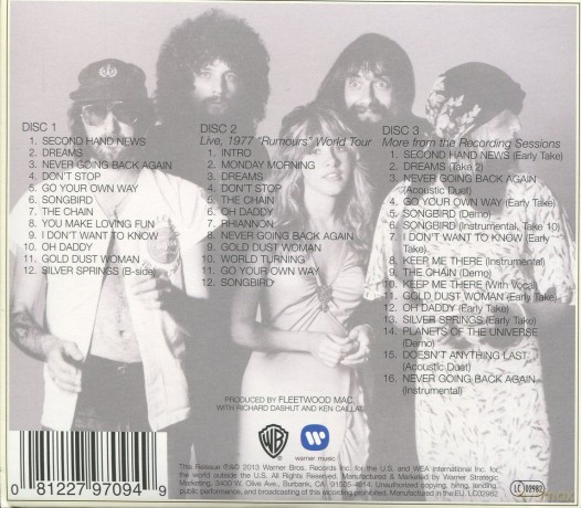 Fleetwood Mac: Rumours (digipack) [3CD]