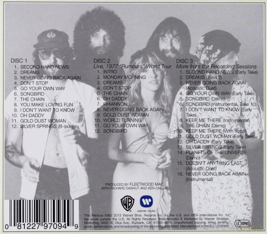 Fleetwood Mac: Rumours (digipack) [3CD]