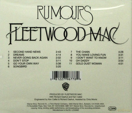 Fleetwood Mac: Rumours [CD]