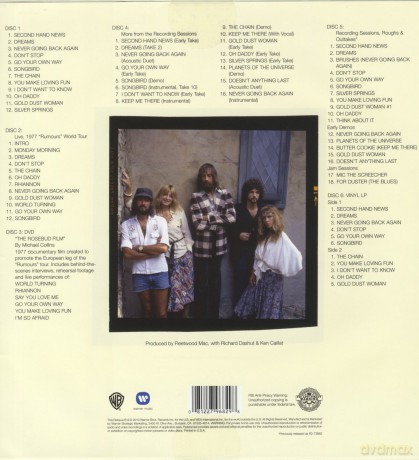 Fleetwood Mac: Rumours [Winyl]+[4CD]+[DVD]