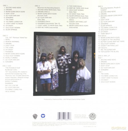 Fleetwood Mac: Rumours [Winyl]+[4CD]+[DVD]