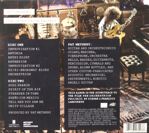 Pat Metheny: The Orchestrion Project (ecopack) [2CD]