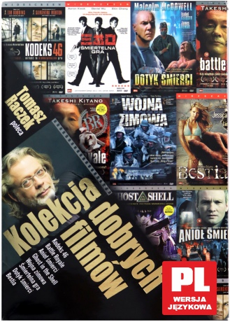Kolekcja dobrych filmów: Bestia / Dotyk śmierci / Śmiertelna gra / Wojna zimowa / Ghost in the shell / Anioł śmierci / Battle Royale / Kodeks 46 [BOX] [8DVD]