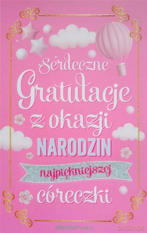 Karnet Narodziny dziewczynka 2K - 088
