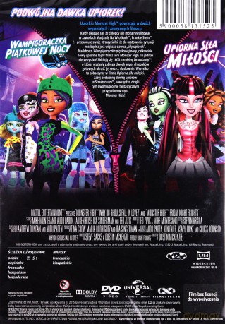 Monster High: Wampigorączka piątkowej nocy + Upiorna siła miłości [DVD]