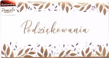 Karnet PM-208 Podziękowania