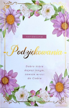 Karnet Podziękowania 2K - 093