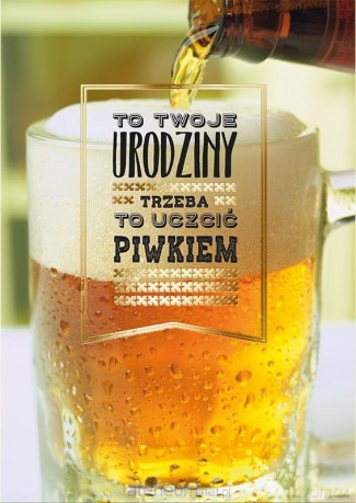Karnet PR-363 Urodziny Piwo