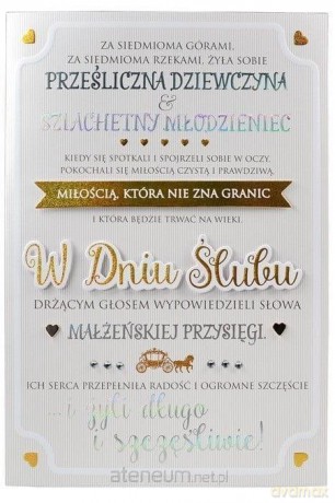 Karnet Primus 0118 Ślub