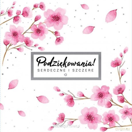 Karnet Primus 0120 Podziękowanie