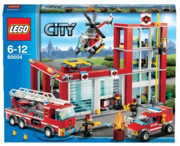 LEGO City - Remiza strażacka 60004 [KLOCKI]
